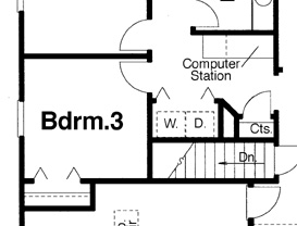 Basement Option image of Rosemary House Plan